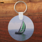 Racend jacht. sleutelhanger (Voorkant)