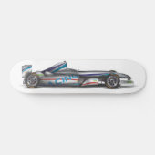 Racende auto skateboard (Horizontaal)