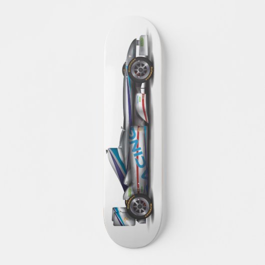 Racende auto skateboard (Voorkant)