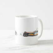 Racende auto's koffiemok (Voorkant rechts)