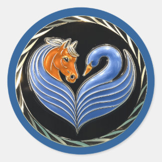 Racende Harten en Genezende Bronnen - Sticker