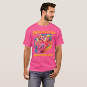 Racende motorfiets t-shirt (Voorkant volledig)