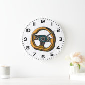 Racende Stuurwiel Controller Gamer Grote Klok (Huis)