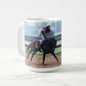 Racepaard Koffiemok (Voorkant links)