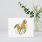 Racepaard Silks Horse Runps Gallps Trots Races Briefkaart (Staand voorkant)