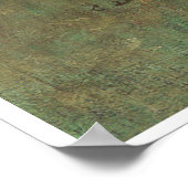 Racepaarden bij Longchamp, c. 1873-75 - Edgar Dega Poster (Hoek)