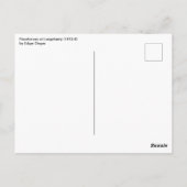 Racepaarden op Longchamp door Edgar Degas Briefkaart (Achterkant)