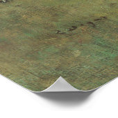 Racepaarden op Longchamp door Edgar Degas Poster (Hoek)