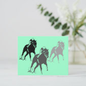 Racepaarden race Kentucky Derby Party Invitation Kaart (Staand voorkant)