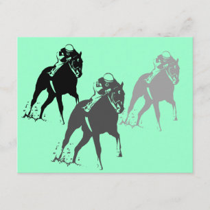 Racepaarden race Kentucky Derby Party Invitation Kaart