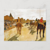 Racepaarden voor de strengen Edgar Degas Briefkaart (Voorkant)