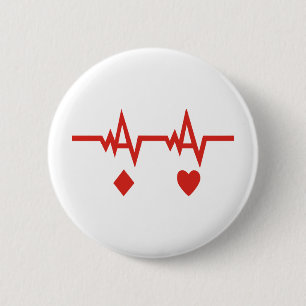Racepuls Ronde Button 5,7 Cm