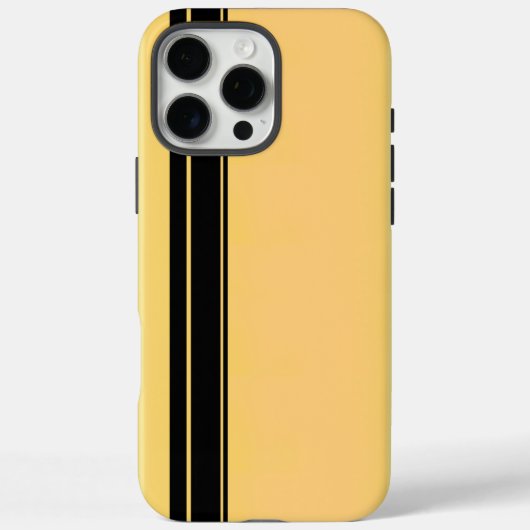 Racer Black op Gold iPhone 7/7, hard Case-Mate iPhone Case (Achterkant)
