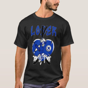Racer Blue 5s om de lade aan te passen 5 racer B T-shirt