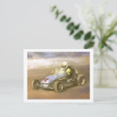 Racer Briefkaart (Staand voorkant)