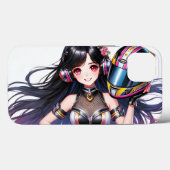 Racer meisjesontwerp Case-Mate iPhone case (Achterkant (horizontaal))