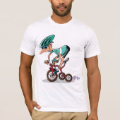 Racer op driewieler Mannen T-shirt (Voorkant)