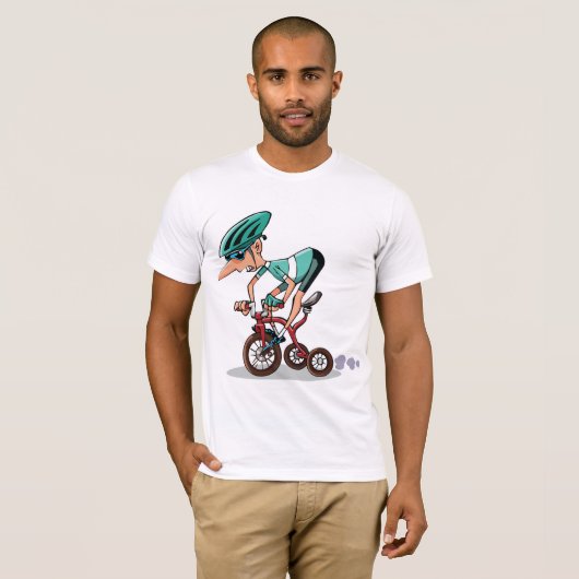 Racer op driewieler Mannen T-shirt (Voorkant volledig)