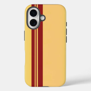 Racer Red on Gold iPhone 7/7, hard 16 Hoesje