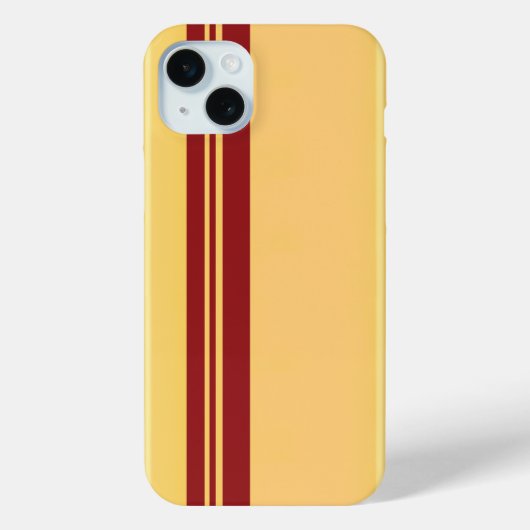 Racer Red op Gold iPhone 6/6's, hard Case-Mate iPhone Case (Achterkant)