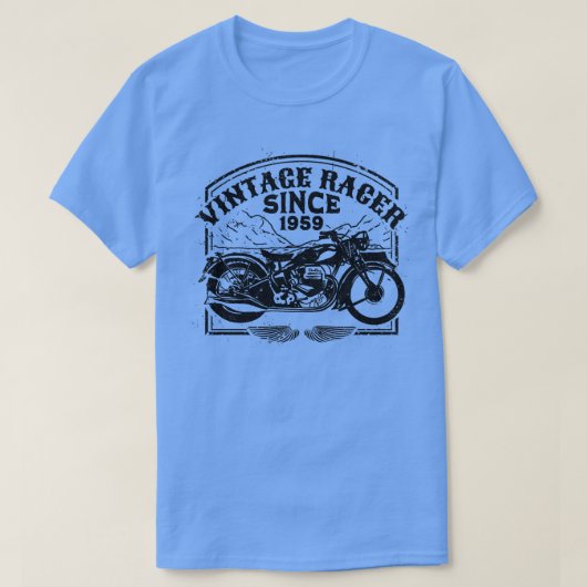  racer sinds 1959, motorfietsenmotor t-shirt (Design voorkant)