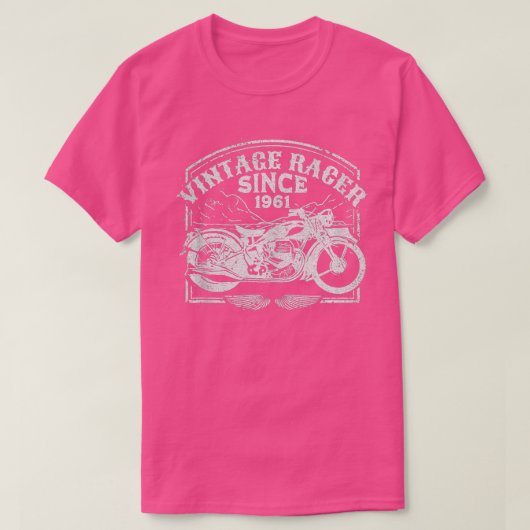  racer sinds 1961, motorfietsenmotor t-shirt (Design voorkant)