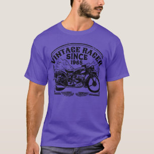 racer sinds 1965, motorfietsenmotor met oprolmech t-shirt