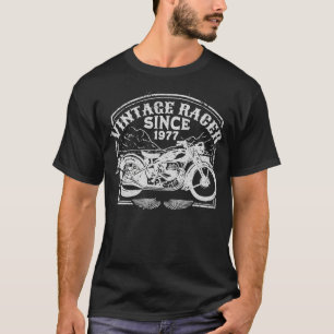 racer sinds 1977: Retro Motorbike Motorcyc T-shirt