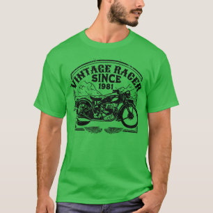  racer sinds 1981, motorfietsenmotor t-shirt