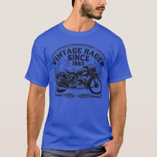  racer sinds 1983, motorfietsenmotor t-shirt