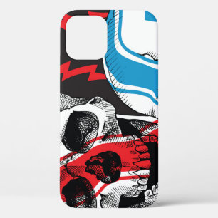 Racer Skull: naadloze rebellie. Case-Mate iPhone Case