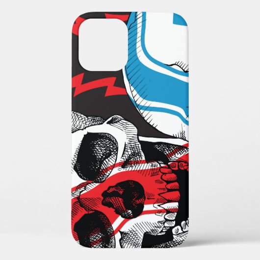 Racer Skull: naadloze rebellie. Case-Mate iPhone Case (Achterkant)