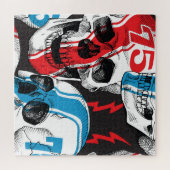 Racer Skull: naadloze rebellie. Legpuzzel (Horizontaal)