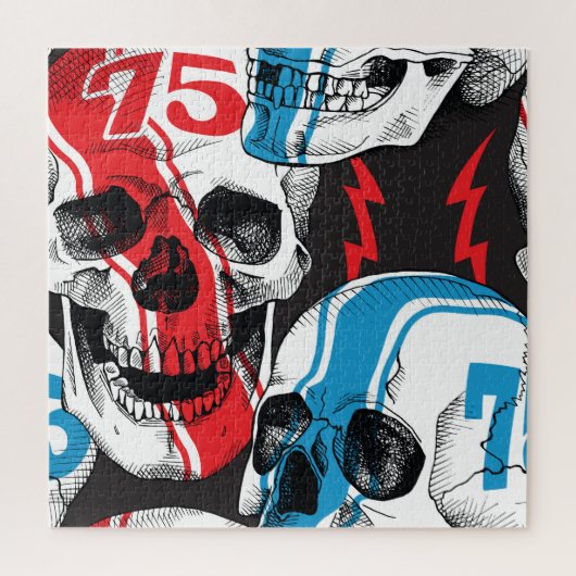 Racer Skull: naadloze rebellie. Legpuzzel (Verticaal)