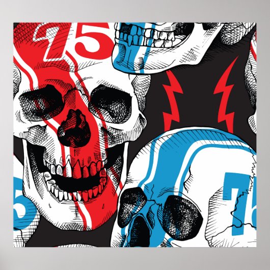 Racer Skull: naadloze rebellie. Poster (Voorkant)