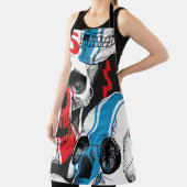 Racer Skull:  naadloze rebellie. Schort (Insitu)