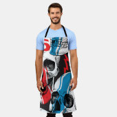 Racer Skull:  naadloze rebellie. Schort (Gedragen)