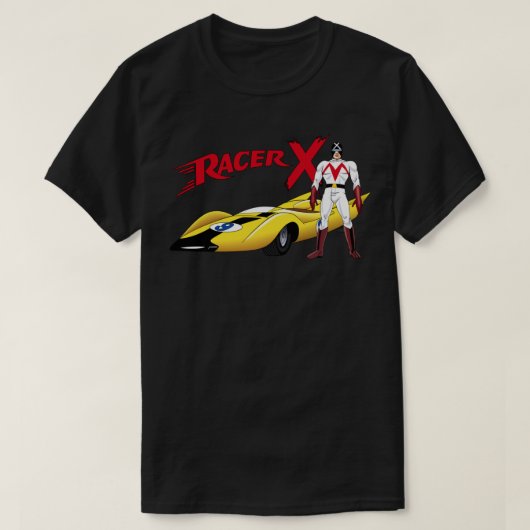 Racer X Tribute to Original 60s Speed Racer Cartoo T-shirt (Design voorkant)