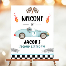 Racerace Auto Two Fast Curious Boy Welkom Poster