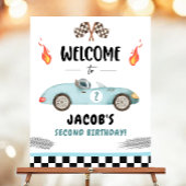 Racerace Auto Two Fast Curious Boy Welkom Poster