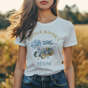 Racerauto Aquarel Kleine Racers Moeder Jongen Tri-Blend Shirt