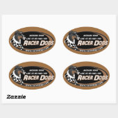 RacerDogs Originele Logo stickers (Vel)