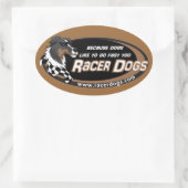 RacerDogs Originele Logo stickers (Tas)
