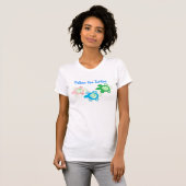 Racerende schildpadden t-shirt (Voorkant volledig)