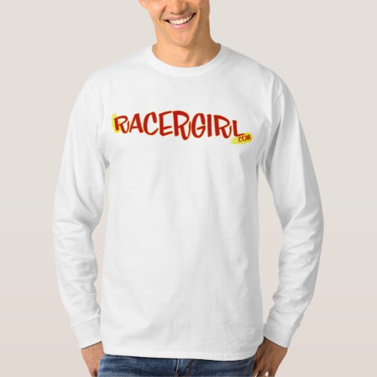 Racergirl: "Willen winnen is alles" T-shirt (Voorkant)