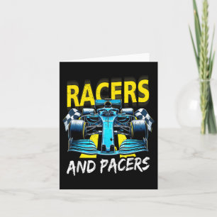 Racers en Pacers racen auto de kunst van het racen Kaart