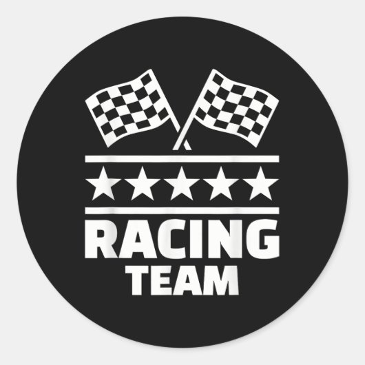 Raceteam Ronde Sticker (Voorkant)