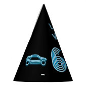 Racetrack Circuit Milestone Age - Teen Boy / Man Feesthoedjes (Links)