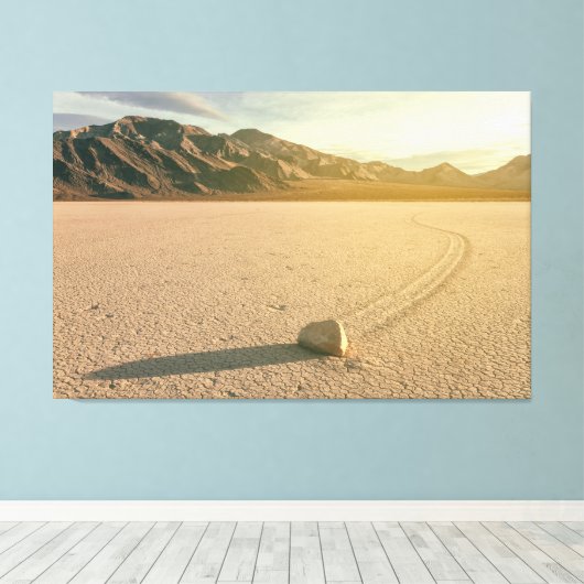 Racetrack Playa Canvas Afdruk (Insitu (Houten vloer))