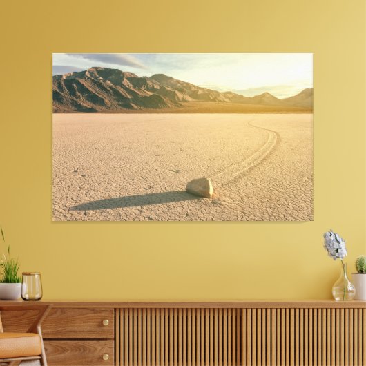 Racetrack Playa Canvas Afdruk (Insitu (Woonkamer))
